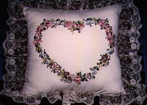 Photo of Anna's Heart pillow